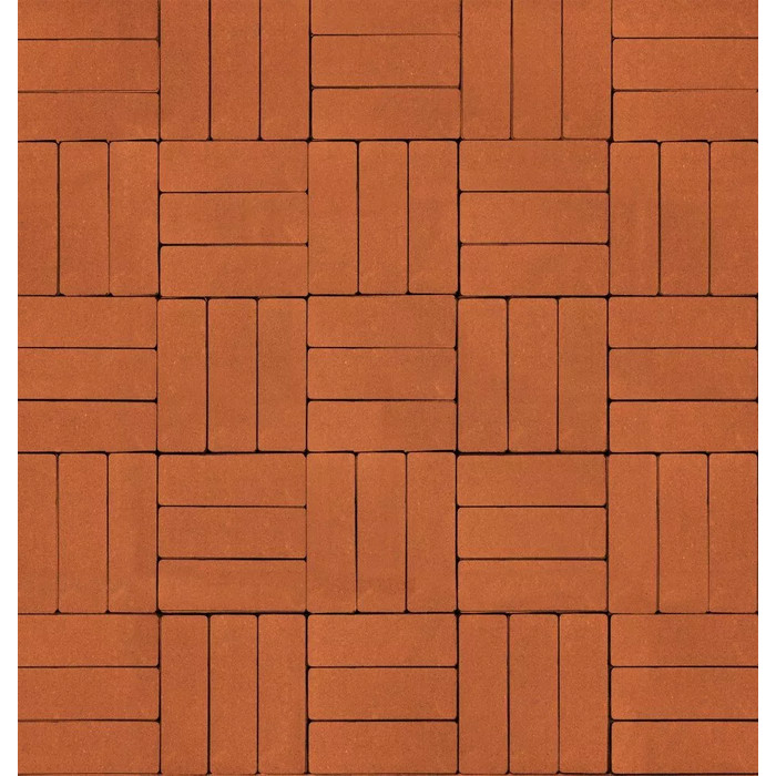 Тротуарная плитка Artstein Паркет 60 мм Оранжевый