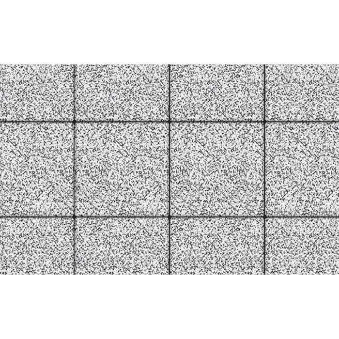Плитка тротуарная Квадрат (ЛА-Линия) Б.1.К.8 Стоунмикс бело-черный 300x300x80 мм